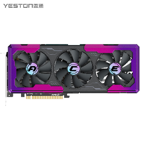 盈通 RX 9060 XT 16GB 游戏高手 ACE OC 显卡开售：粉紫霓虹装点黑底，3099 元